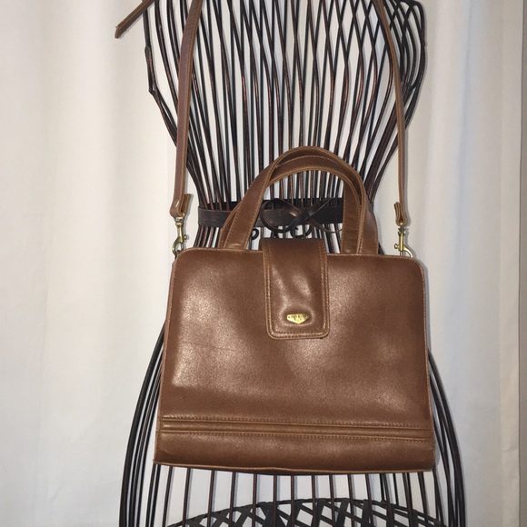 Gorgeous brown vintage looking crossbody purse - Picture 2 of 8